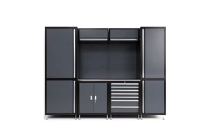 Combination Tool Cabinet Modular Garage Storage Workshop Steel Lockable Workstation Workbench Drawer Pegboard OEM Customizable