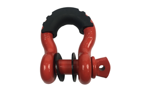 Customized Large Paint Steel Bow Shackle Off-Road Waterproof U.S. Type D Ring Shackle Factory Galvanized Security Lifting