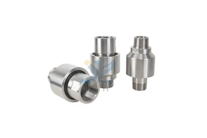 NPT Threaded Connection Stainless Steel 304 Material 360 ° Rotating High Pressure Hydraulic Rotary Joint for Fire Lifting System