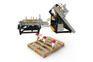 American Standard Automatic Wood Coil Nails Wooden Pallet Nailing Machine