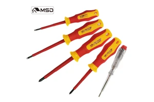 VDE Certified 5PCS Insulated Screwdriver Set for Electrical Maintenance Insulated Screwdriver Set Electrical Tool Kit