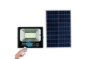 Ready to Ship Best Price LED Solar Panel Flood Light 50W 100W Outdoor Solar Spotlights