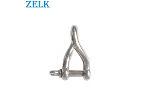 Stainless Steel Twist Shackle Marine Hardware Rigging for Secure Fastening
