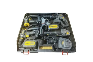 Household 18V/20V Cordless Power Tools Kit with Hard Case OEM Customizable Rechargeable Battery Combo Set