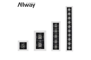 Allway Wholesale Downlight Adjustable CCT Indoor Grille Lamp Linear Light SKD LED Laser Blade Light