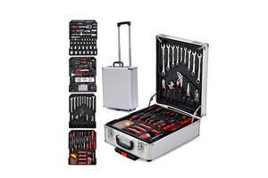 499for Household Carbon Steel Tool Box 4S Shop Dedicated Hardware Lever Car Repair Wrench Mechanical Tool Set OEM/ODM