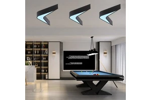 Swallowtail V-shaped Arrow Chandelier Corridor Aisle Simple Industrial Style Gym Supermarket Led Ceiling Panel Light Lamp