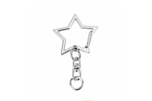 Star Shape Metal Swivel Lobster Clasp Lanyard Clips Jewelry Findings Gold Snap Hook Keychain