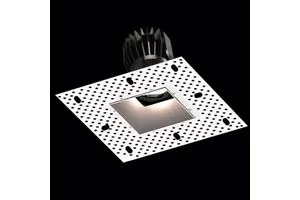 ETL Listed 2/3/4 Inch Black Square Trimless LED Downlight IP65 Waterproof Wet Location