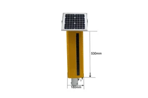 Factory Solar Powered Rechargeable Synchronous Flash Contour Lamp Warning Edge Lamp Light