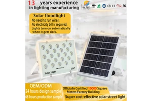New Model Solar Spotlights - IP67 Outdoor Waterproof Garden Lights, 100W and 200W LED Solar Floodlights