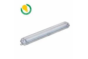 T8 Tube Inside LED Tri-proof Light Fixture 2ft 4ft 5ft IP65 Waterproof LED Lamp 85LM/W Tri Proof Light