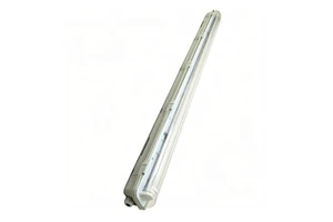 Warehouse Industrial Triproof 4ft 40W IP65 LED Batten 1200mm Single Double T8 Tube Fixture 6000K Cool Factory for Garage