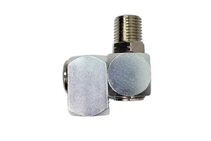 1/4'' Male to 1/4'' Female 360 Degree Rotating Air Adapter Pneumatic Swivel Joint Coupling Connector