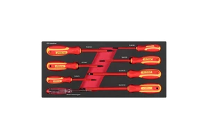 DMS12 Professional 8PCS Electrician VDE Insulated Insulation Screwdriver Set in Eva Foam Tray