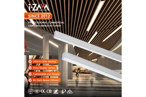 Wholesale Price Aluminum Indoor Office Studio Hanging Mounted 60CM 120CM 20W 40W Smd Led LED Fluorescent Tube