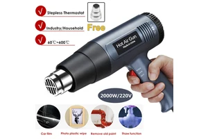 QR-866B Qili Wholesale Price Electric Heat Gun No Digital Display Continuously adjustable temperature model Hot Air Gun