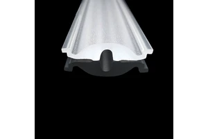 Optical Polycarbonate Frosted Diffuser Lens Cover for LED Lighting Large Fresnel Reflection High Focus Degree for Extrusion