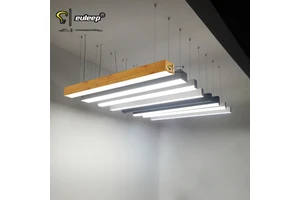Suspended Tube Lamp Triac 0-10V DALI Dimmable Led Linear Light Ceiling Pendant Led Tube Light 2ft 3ft 4ft 5ft 6ft 8ft 10ft 12ft