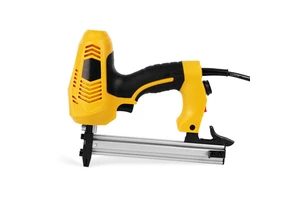 Factory Price Power Tool Finish Nail Electric Nail Gun for Room Decorations Woodworking Furniture Frame Wood Stapler