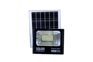 Solar Flood Light Motion Sensor Outdoors With Remote Control Solar Stadium Floodlight 2024