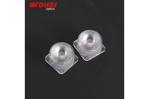High Transmittance 20 Degree LED Lens Beaded Surface Optics 3535 LED Wall Wash Light Lens Outdoor Illumination Optics
