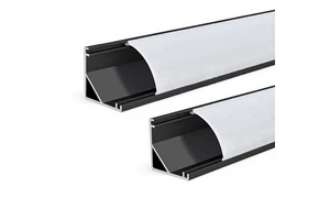 Aluminum Alloy Triangle Light Slot Grooving 45-Degree Slant Light-Emitting V-Shaped Top Corner Line Surface-Mounted Light