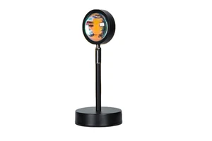 Sunset Red Lamp Logo Lamp Modern LED Lamp Nightlight 180° Rotation Projector USB Charging Romantic Lighting Photography Decor