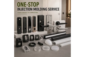 OEM ODM Smart Home Plastic Components Digital Lock Enclosure Fingerprint Reader Frame Linear Lighting Housing Manufacturer