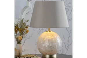 Customized Size Simple Decorative Table Lamp with Wooden Beads Beautiful Lamp for Home Lighting Christmas Decorations Weddings