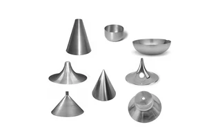 Custom Professional Custom-Made Aluminum LED Reflective Cup Spinning Metal Lamp Shade Aluminum Spinning Reflector