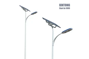 Autocad Drawing Solar Street Light with Pole
