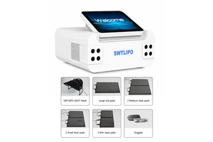 8D LED Light Therapy Body Contouring Machine Full Body Shaping Beauty Salon Equipment with 7 Pads Skin Analysis Machine