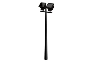 Premium 20-25 Meter High Mast Pole Flood Lights With COB LED Chip IP65 Rating For Stadium Soccer Field & Airport Parking Lot