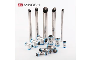 BSCI Factory Supply Stainless Tube Fittings 304 316L Steel Pipes & Fittings