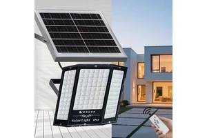 Super Bright Smd Solar Lights Ip65 Waterproof Spotlight Remote Control Lampe Solaire 300W Power Solar Garden Flood Light Outdoor