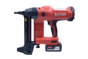 NAILTASK DCCN90S2 Industrial 20V Cordless Lithium Nail Gun with 5.0Ah Battery Stainless Steel DIY 1 Year Warranty Concrete