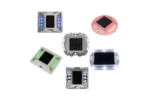 2026 Hot Selling ABS Solar Underground Road Studs Reflective Cat Eyes High-Intensity Prismatic Reflectors IP68 Traffic