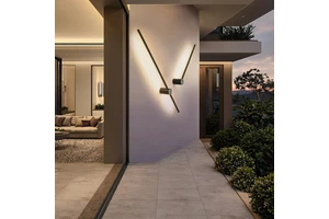 Modern Style Home Hotel IP65 3000K LED Wall Lamps Villa Corridor Aisle Balcony Features Iron Body Aluminum Interior Long Strip
