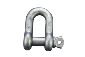 Rigging European D Shackle Type With Screw Pin Bow Shackle