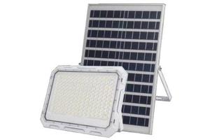 Solar LED Flood Light 200W IP66 Outdoor Garden 170 Beam Angle Remote Control 6000K Daylight ABS Body CE Certified