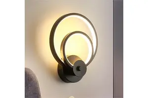 Geometric Squared Round Aisle Corridor Decorative Wall Light Living Room TV Backdrop Bedroom Bedside Wall Lamp