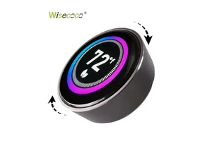 1.28 Inch 240*240 Uart HMI Circular TFT IPS LCD Display Screen Smart Rotary Switch Knob Display for Smart Home Control Solution