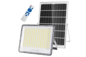 High Power LED Solar Flood Lights Waterproof Street Light with Radar Sensing Aluminum Body IP67 Rating ROHS Certified