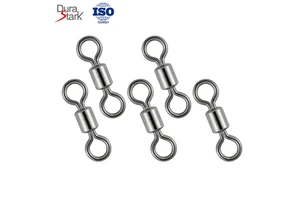 Stainless Steel Barrel Swivel Connector, Anti-Corrosion Rotating Link for Heavy Duty Rigging and Outdoor Use