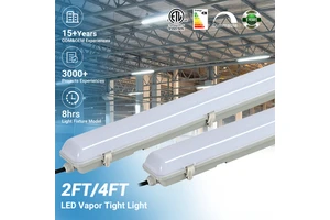 Waterproof Shop Light 4ft 40w 60w Vapor Proof Parking Garage Light Fixture Batten Led Triproof Light