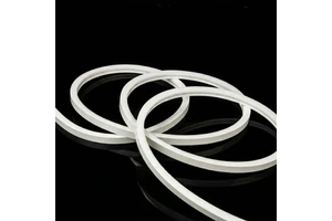 10x10mm PVC Flat Neon Strip Light IP68 Waterproof 12W 3-Year Warranty Dimmable 15 Colors SMD LED Flex for Drywall Ceiling Groove