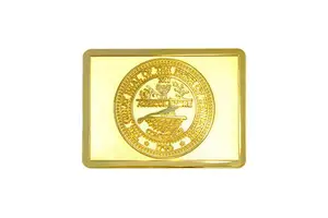 Classic Metal Buckle Strong Stylish Buckle for Everyday Use Ceremonial Metal Belt Buckle