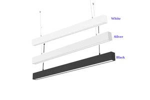 Commercial Indoor Led Ceiling Pendant Light Aluminum Housing Led Hanging Linear Light with Various Lengths