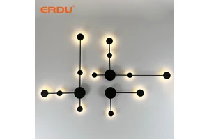 ERDU Corridor Bedroom Bedside Linear Wall Light Indoor Minimalism Design Decorative Living Room Home Modern LED Wall Lamps